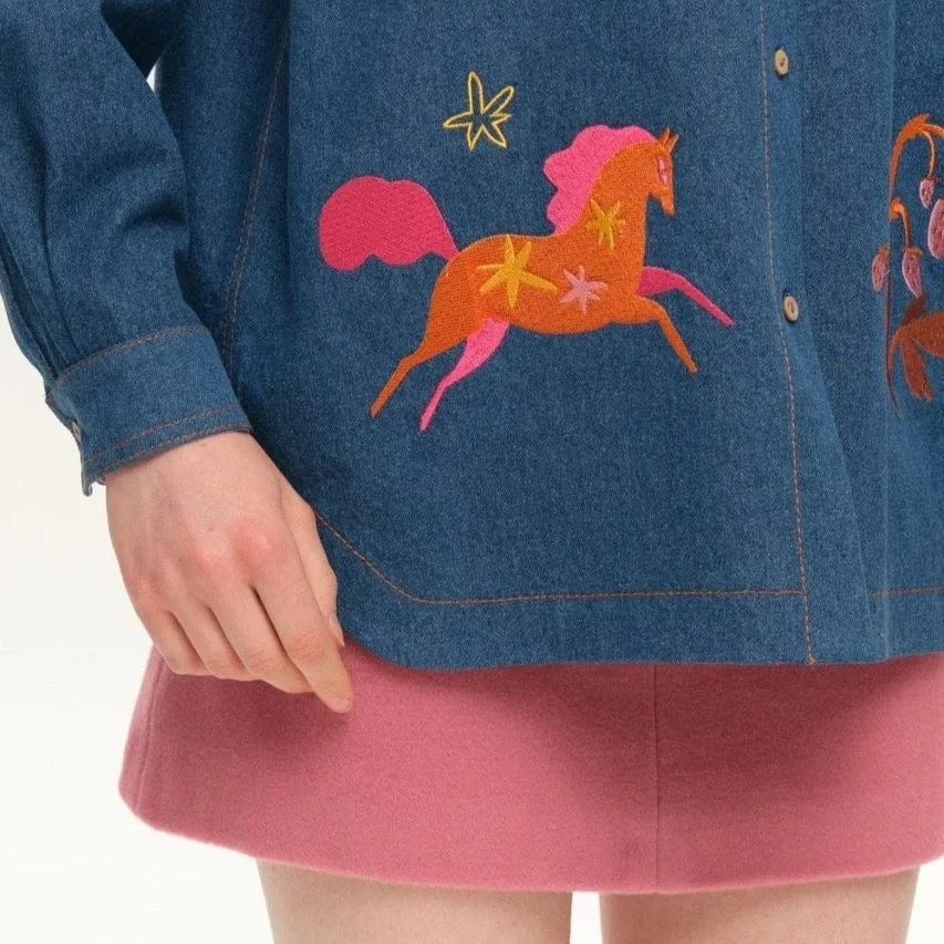 Shirt with embroidery Fairytale