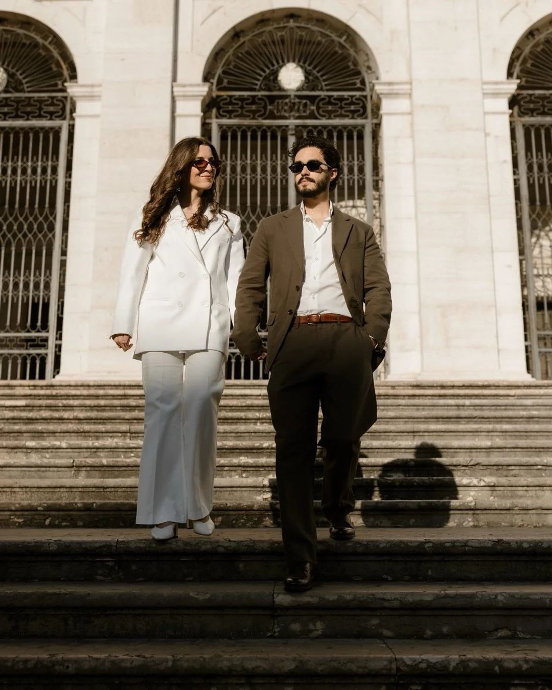 Golden hour in Lisbon slowly turned into blue hour, and somehow the city felt like it belonged only to them 
.
.
.
.
.
#lisbonengagement #lisbonphotoshoot #lisbonweddingphotographer #lisbonlovers #lisbonweddings