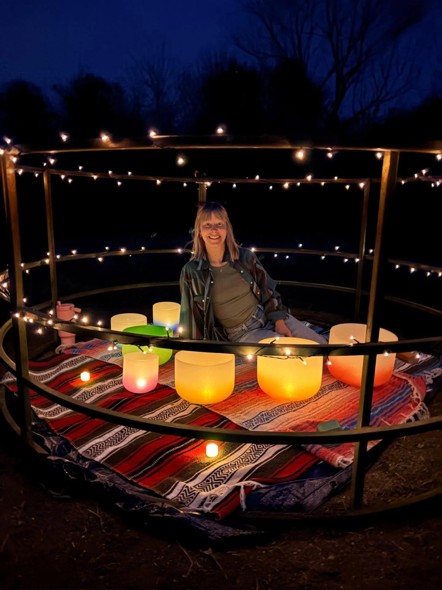 Such a beautiful Heee-Haaaaww Healing event last night! The donkeys and humans experienced sound healing by yours truly and reiki from @kylieebersole. Casey&rsquo;s mammoth donkeys did not disappoint! 💛 So much gratitude for these two women and ever