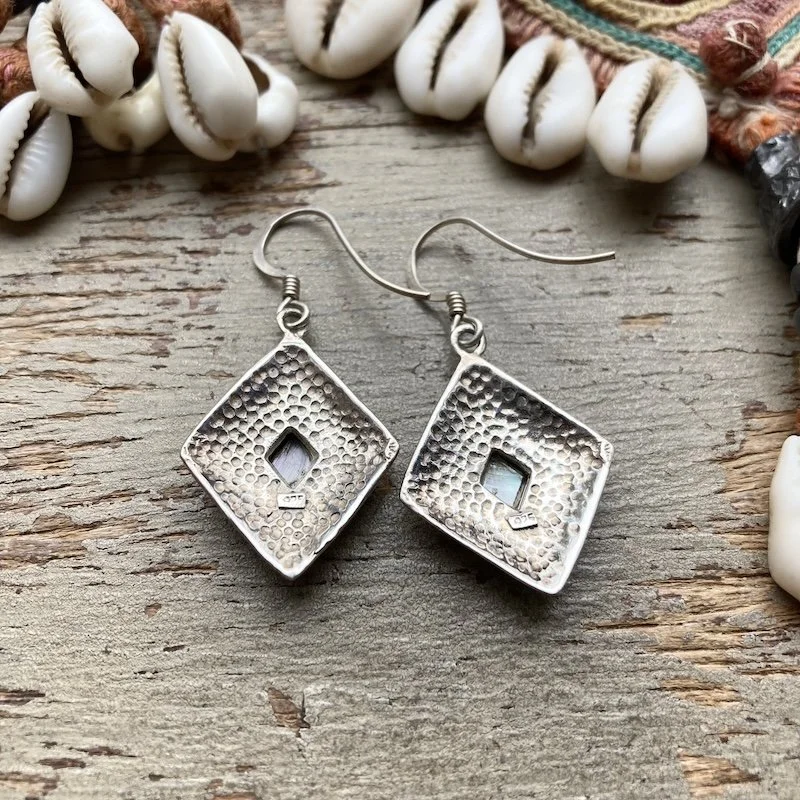 vintage engraved sterling silver mother of pearl earrings 3.jpeg