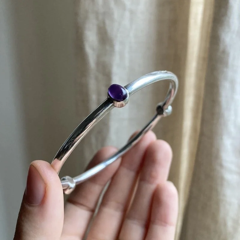 sterling silver and amethyst bangle 5.jpeg