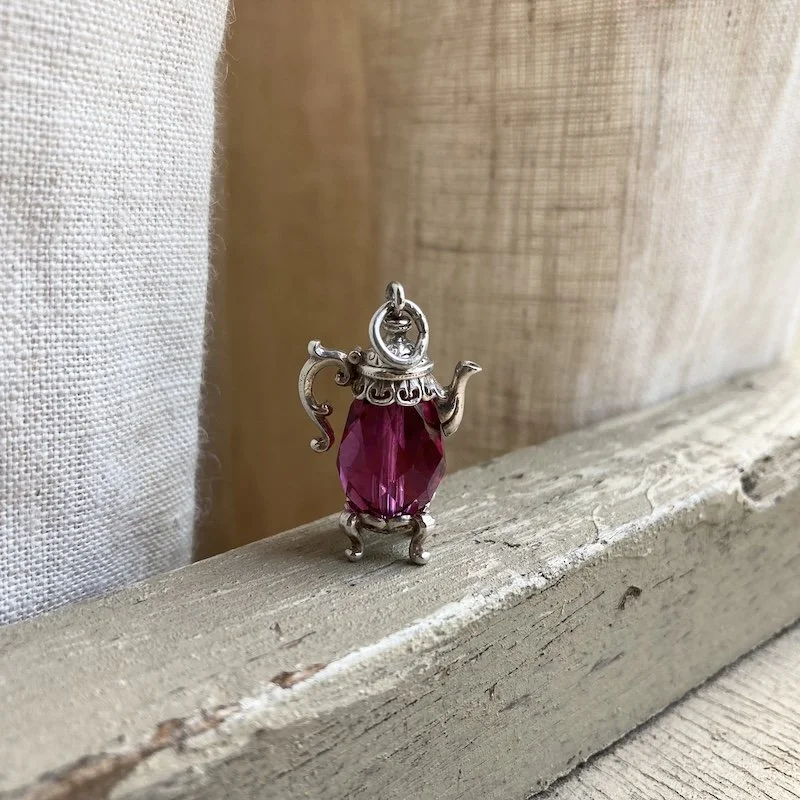sterling silver and pink glass teapot pendant 2.jpeg
