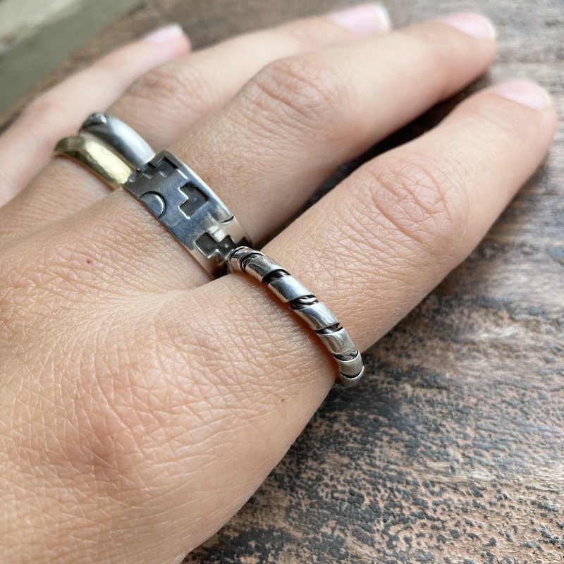 Funky Vintage Sterling Silver Ring