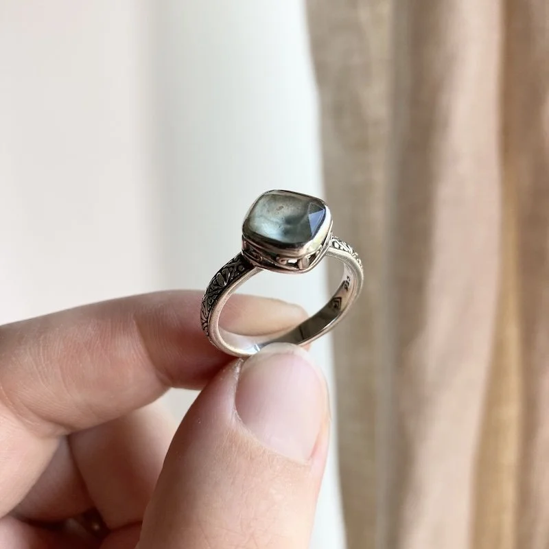 Balinese sterling silver aquamarine ring 5.jpeg