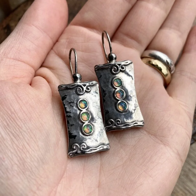 beautiful sterling silver and iridescent earrings 3.jpeg