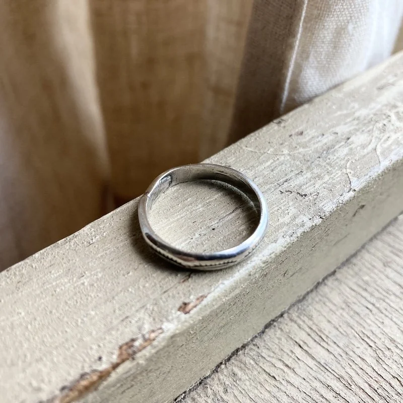 vintage sterling silver Southwestern sunrise ring 1.jpeg