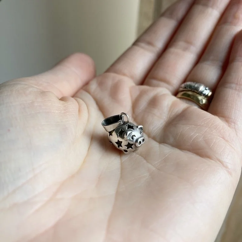 vintage sterling silver celestial pig pendant 4.jpeg