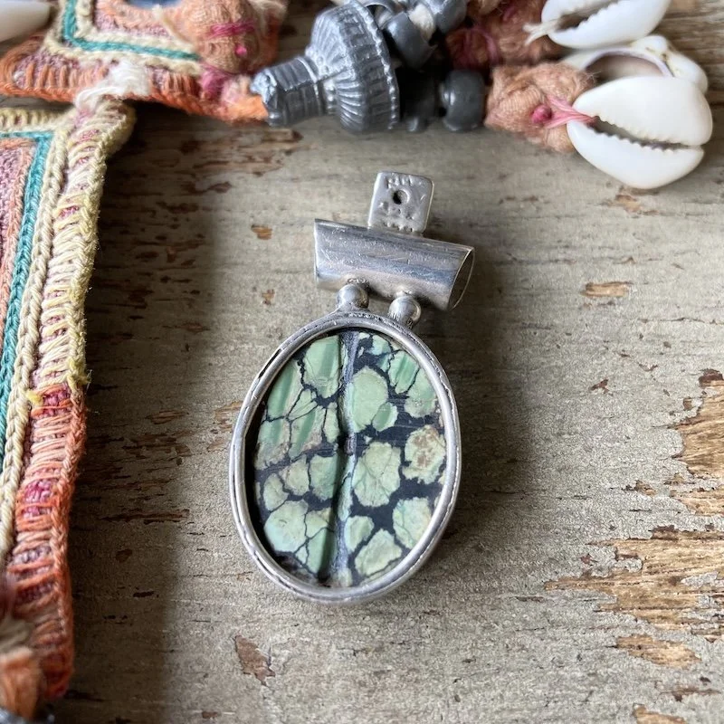 sterling silver and turquoise pendant 2.jpeg