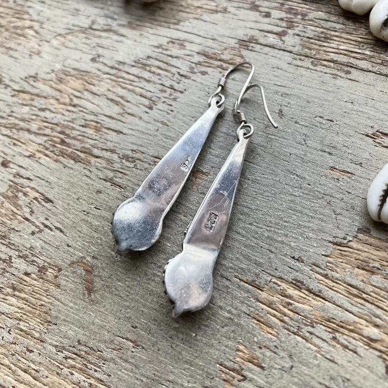 vintage sterling silver tiger's eye earrings 2.jpeg