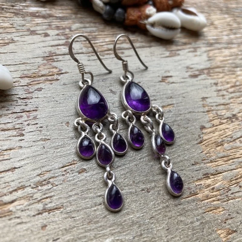 sterling silver dangly amethyst earrings 2.jpeg