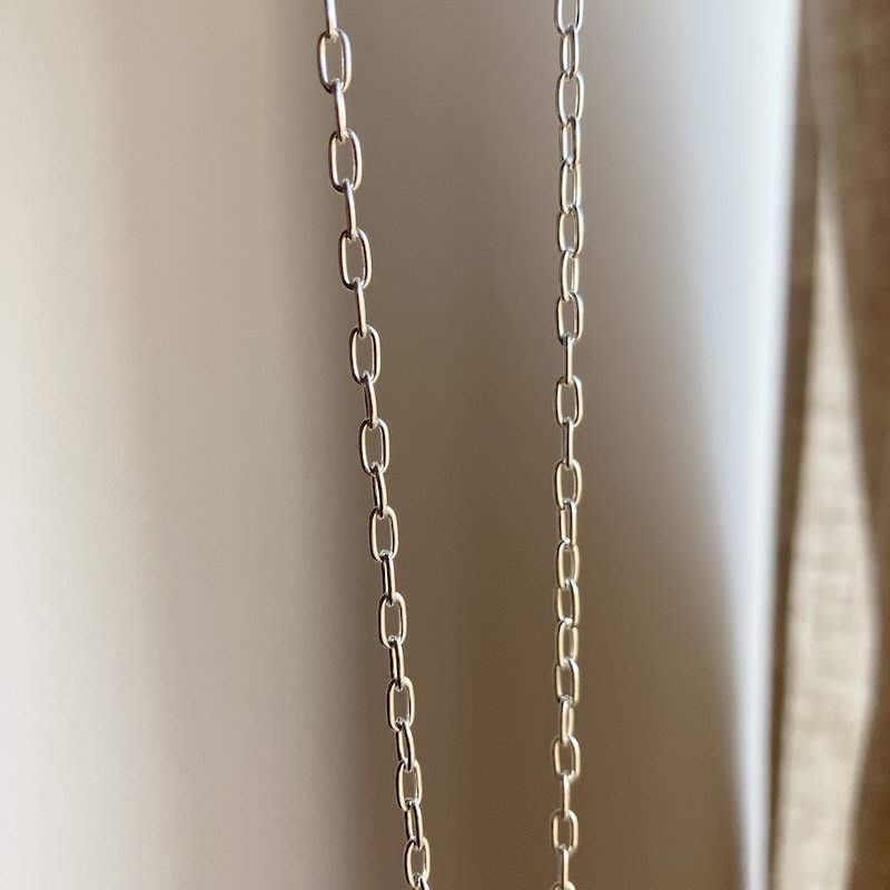 Fab Vintage Simple Sterling Silver Amber Necklace