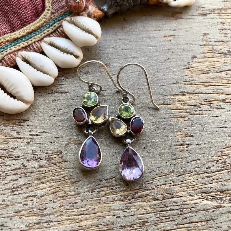 dreamy sterling silver multi gemstone earrings 2.jpeg
