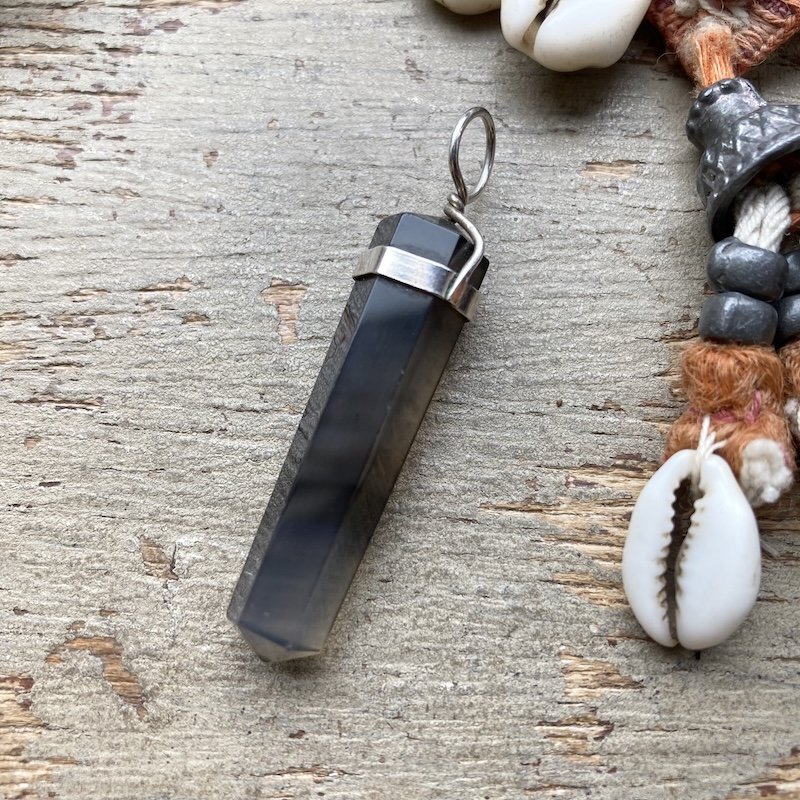 Mystical Sterling Silver Crystal Point Pendant
