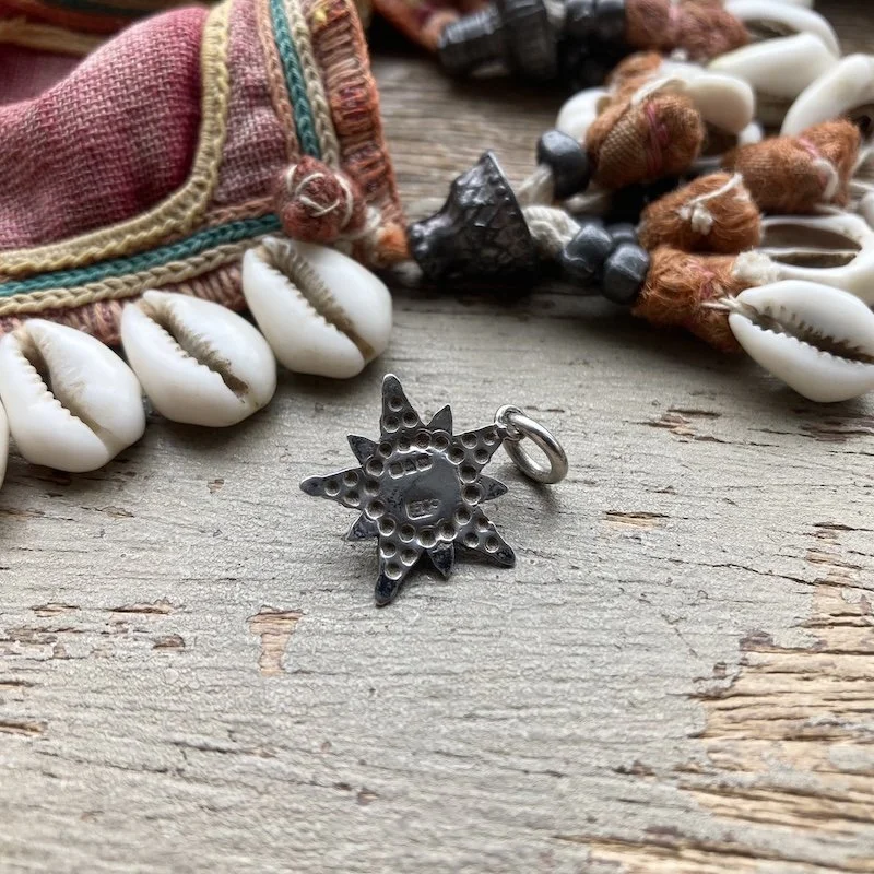 vintage sterling silver opal star pendant 2.jpeg