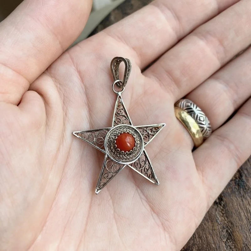 vintage 800 silver star pendant 3.jpeg