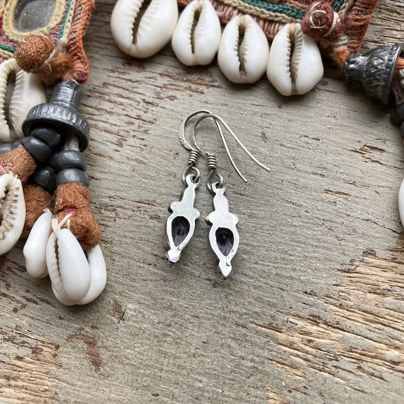 pretty Indian sterling silver amethyst earrings 3.jpeg