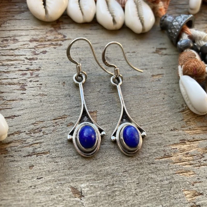 simple sterling silver lapis lazuli earrings 2.jpeg