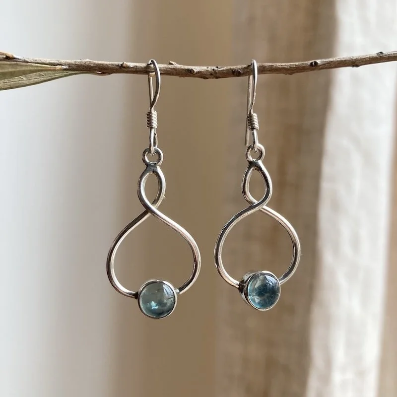 vintage sterling silver and aquamarine earrings 4.jpeg