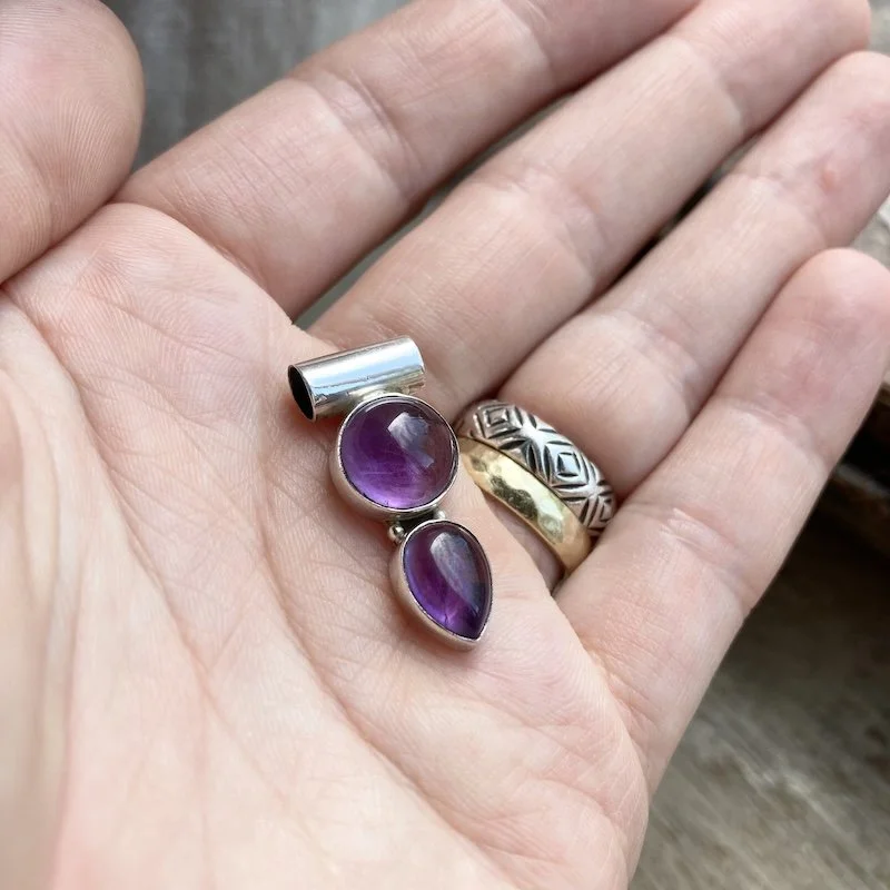 sterling silver double amethyst pendant 4.jpeg