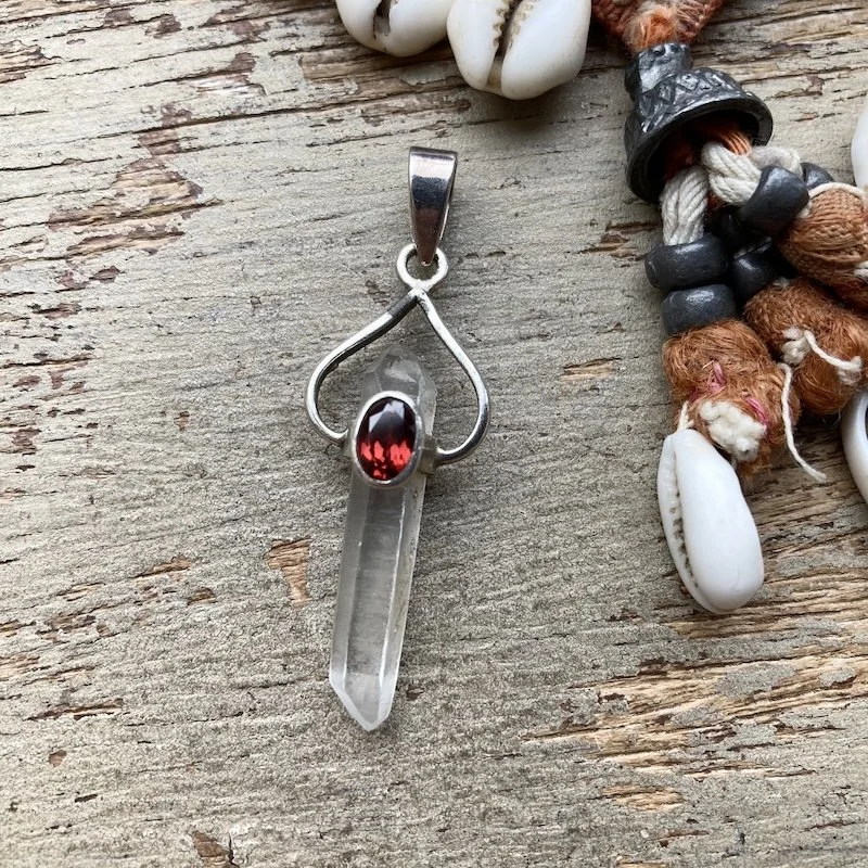 sterling silver clear quartz pendant 1.jpeg
