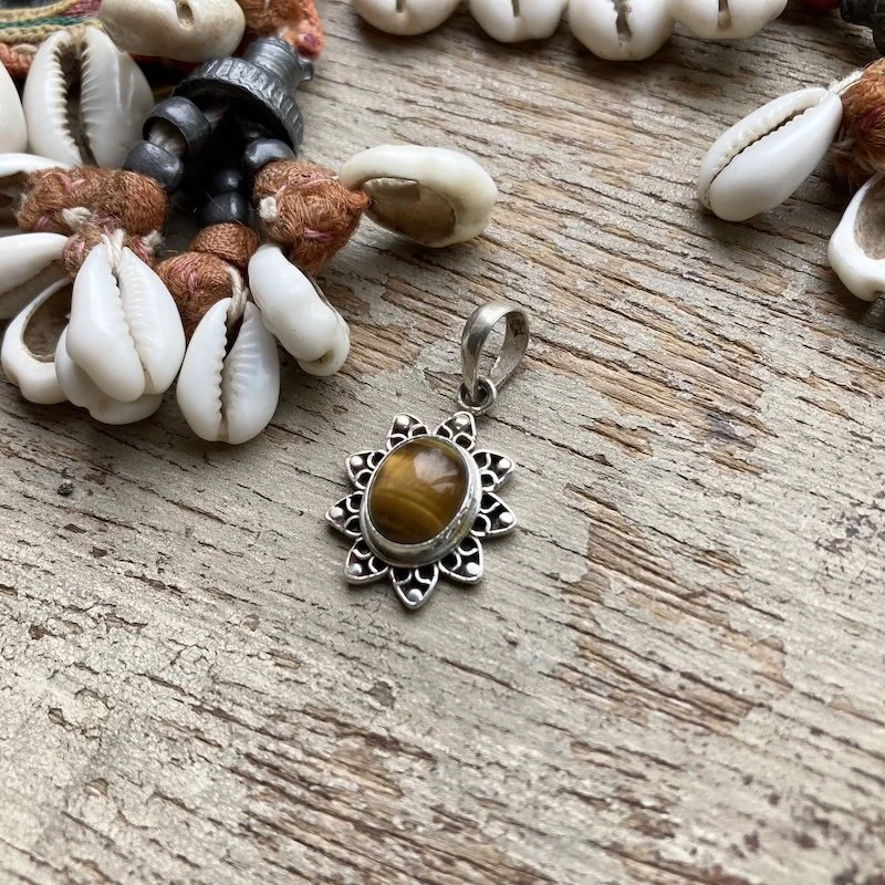 ornate sterling silver tiger's eye pendant 2.jpeg