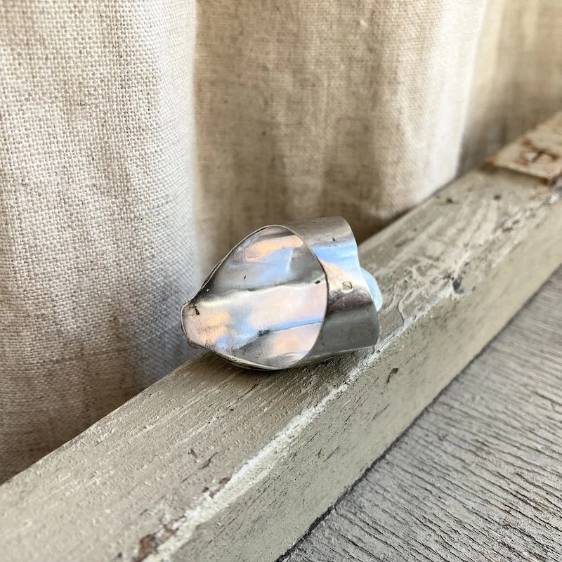 vintage sterling silver enamel and coral ring 3.jpeg