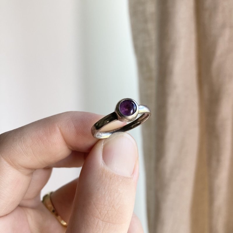 simple sterling silver and amethyst ring 2.jpeg