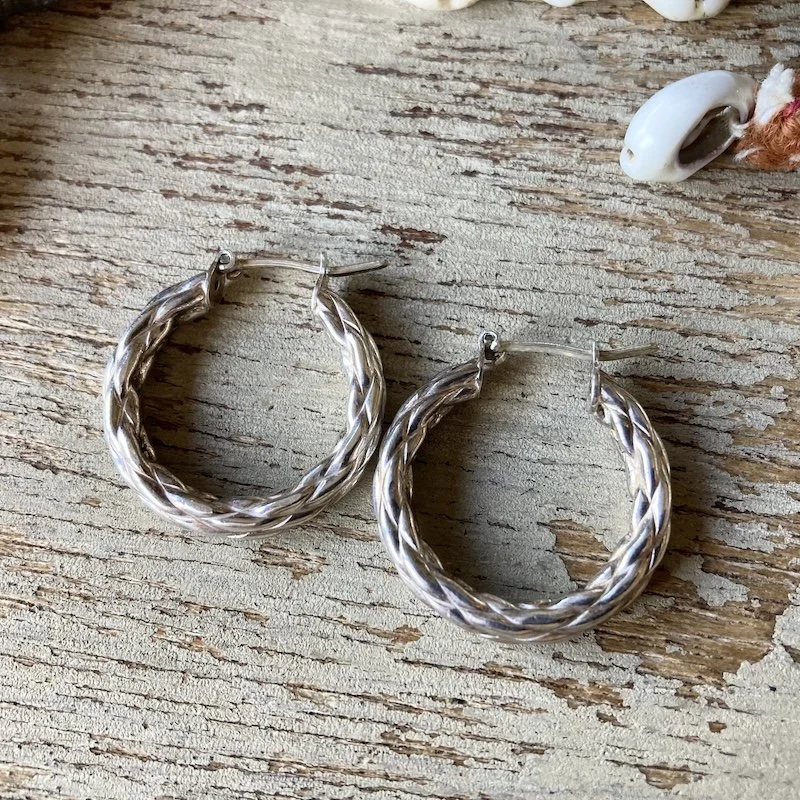 textured sterling silver hoops 2.jpeg