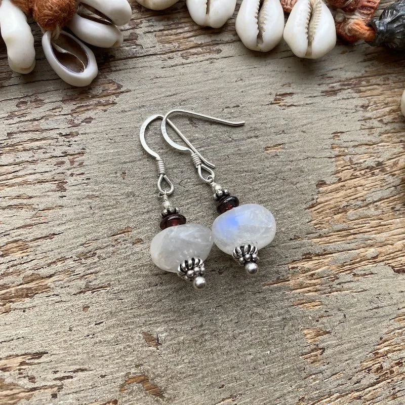 rainbow moonstone and garnet earrings 2.jpeg