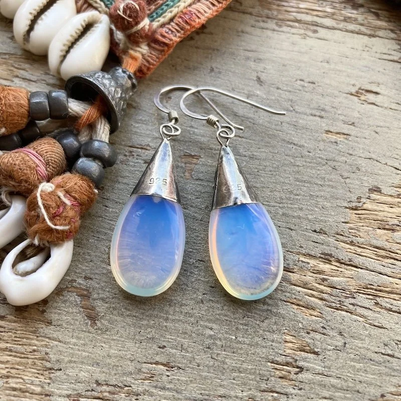 sterling silver opalescent glass earrings 3.jpeg