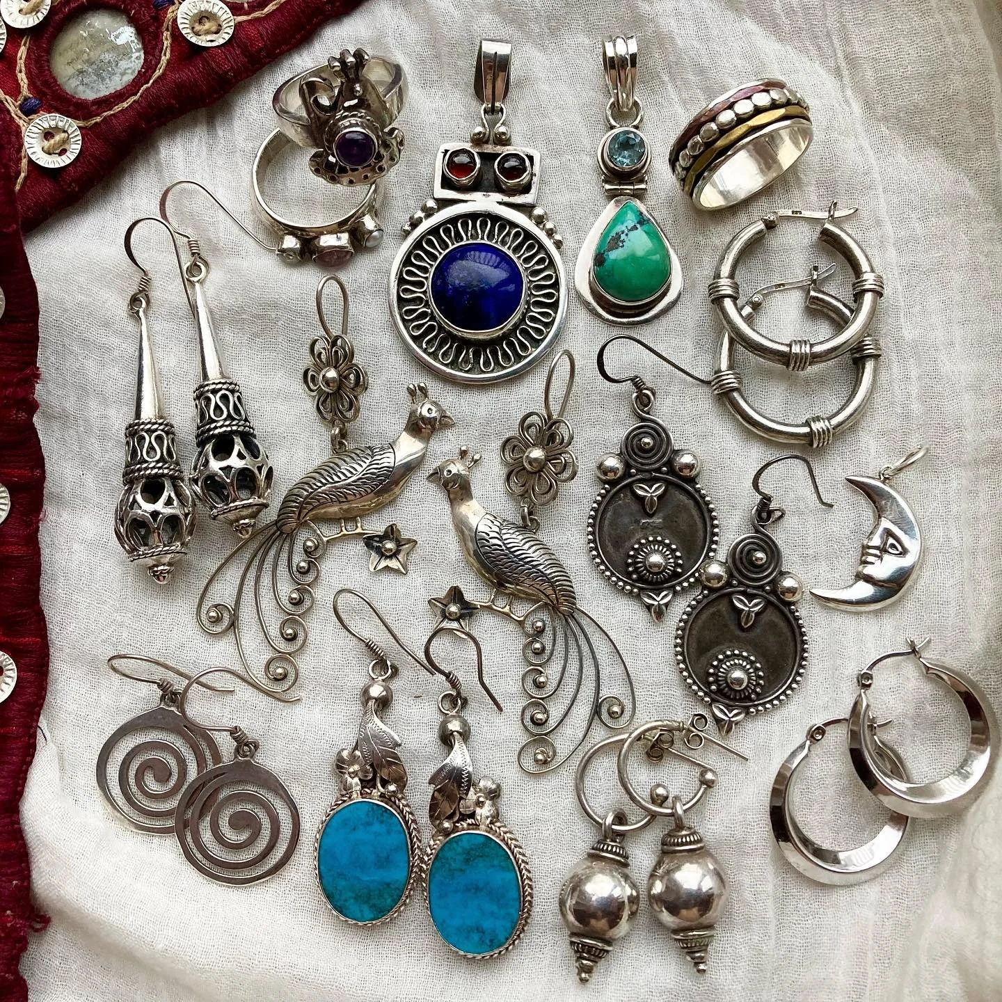 A special collection of treasures from my latest buying trips 🌿🌞✨ All 925 sterling silver, handpicked and chosen, with only one of each piece available ☁️ 

Find them all online now! ✨

And a huuuuge heartfelt thankyou to you all for continuing to 
