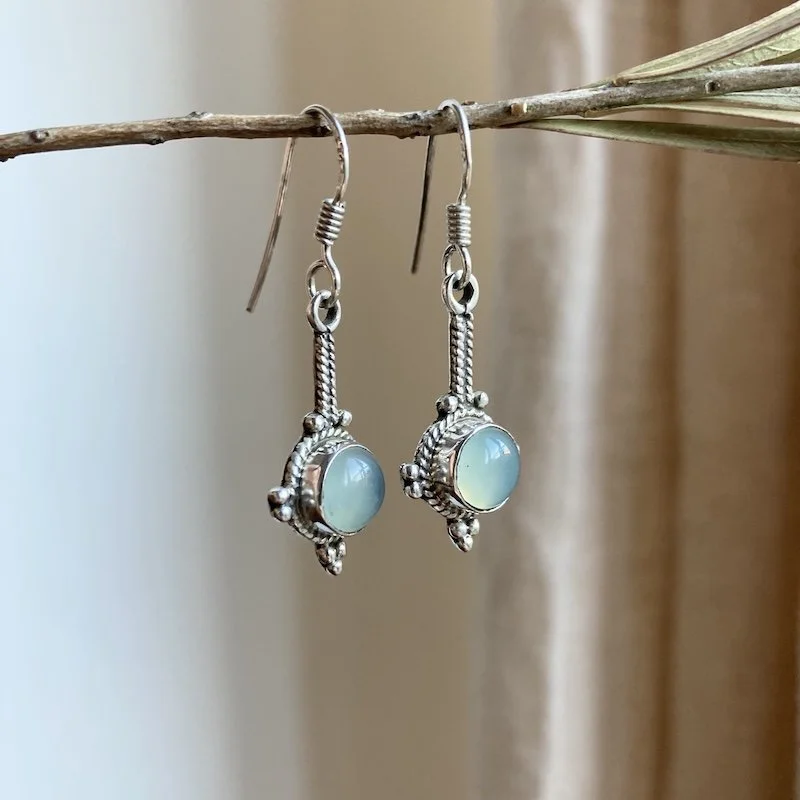 ornate sterling silver chalcedony earrings.jpeg