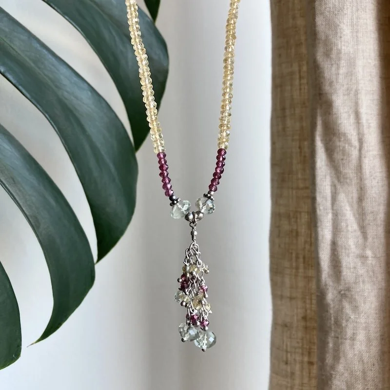 sterling silver and tourmaline crystal beaded necklace 1.jpeg