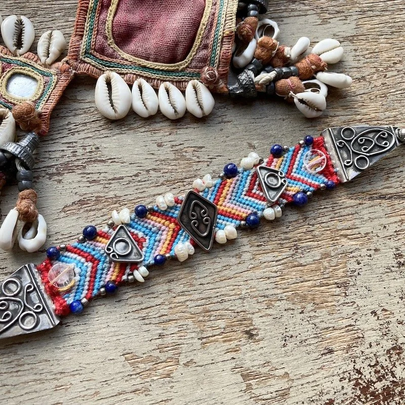 handmade sterling silver and woven friendship band bracelet 6.jpeg