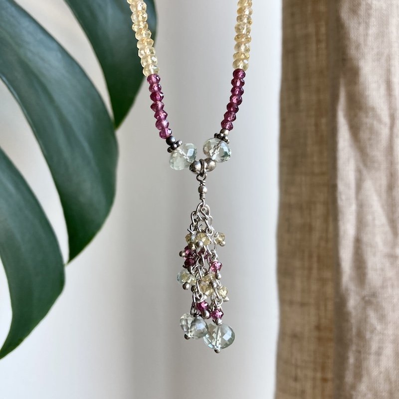 sterling silver and tourmaline crystal beaded necklace 2.jpeg