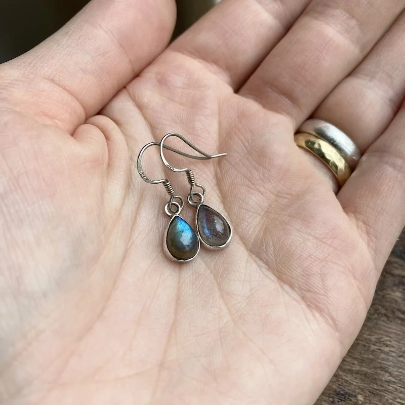 sterling silver labradorite teardrop earrings 4.jpeg