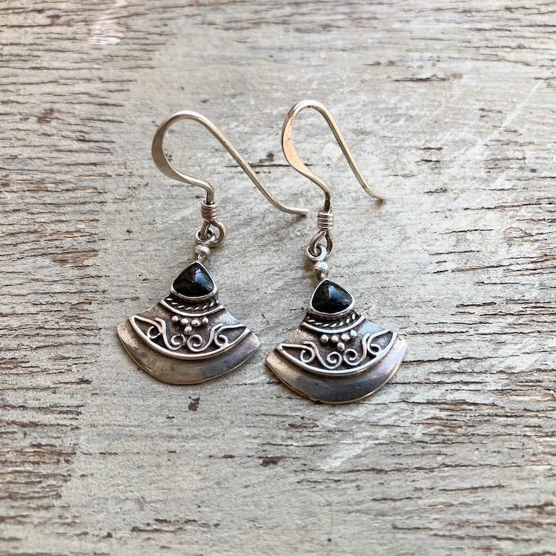 vintage ornate sterling silver earrings 1.jpeg