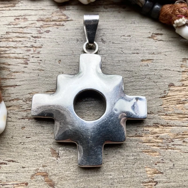 large 950 silver Chakana pendant 1.jpeg