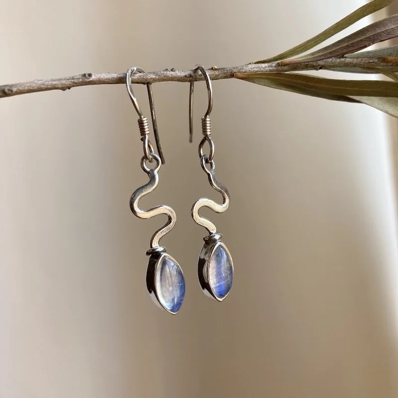 wavy sterling silver rainbow moonstone earrings 4.jpeg