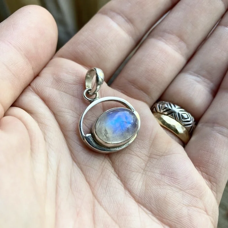 sterling silver flashy rainbow moonstone pendant 4.jpeg