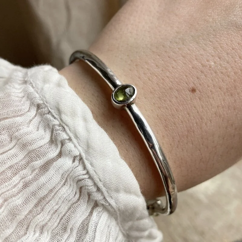 sterling silver and peridot bangle 6.jpeg