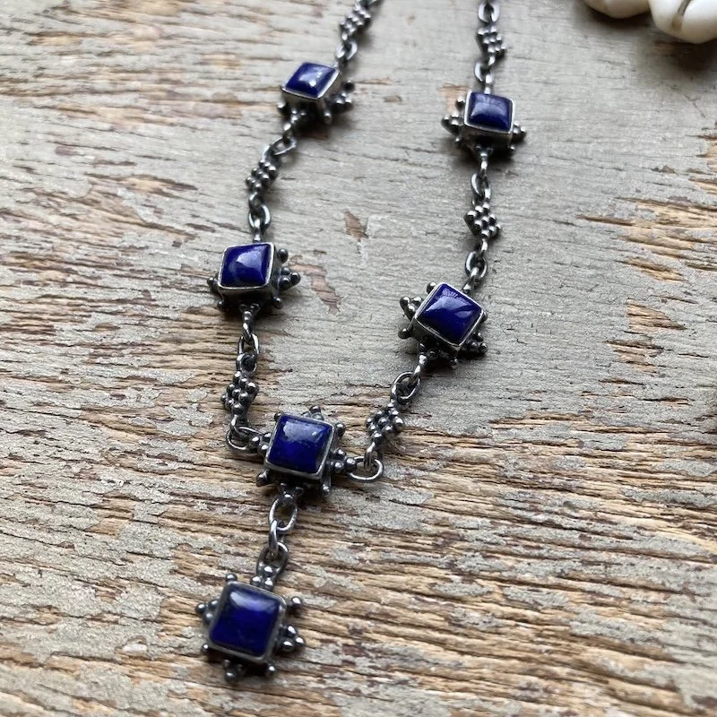 Indian sterling silver and lapis lazuli necklace 1.jpeg