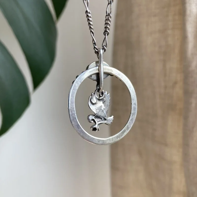 vintage Southwestern sterling silver eagle necklace 2.jpeg