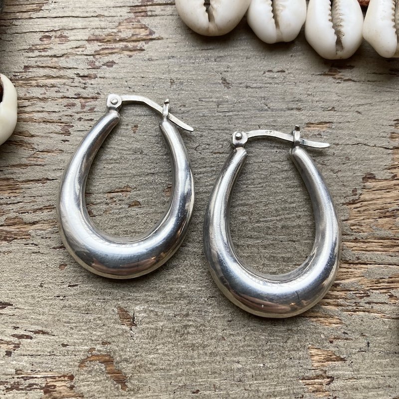 vintage sterling silver oval hoops 2.jpeg