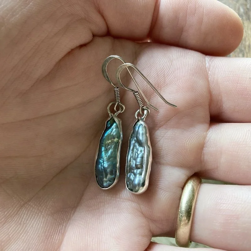 sterling silver biwa pearl earrings 6.jpeg
