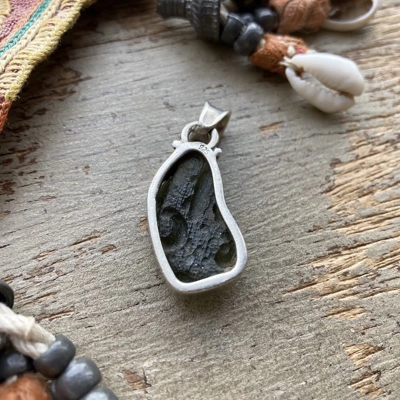 sterling silver moldavite pendant 2.jpeg