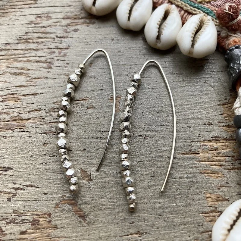 sterling silver beaded threader earrings.jpeg