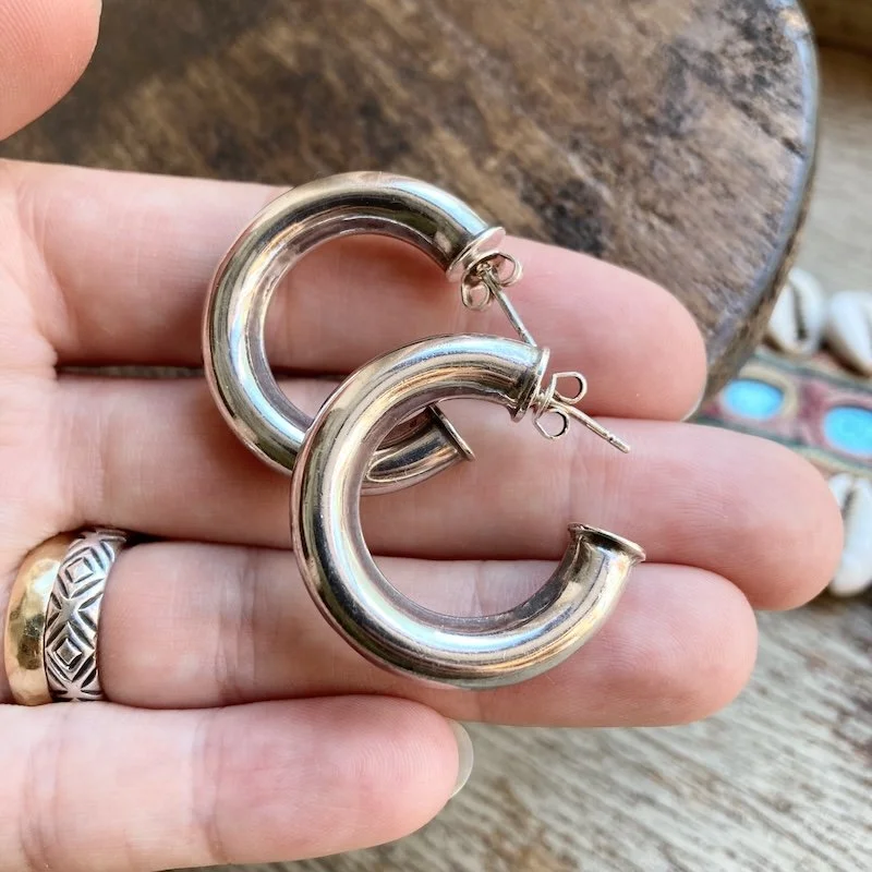 vintage large chunky sterling silver hoops 3.jpeg