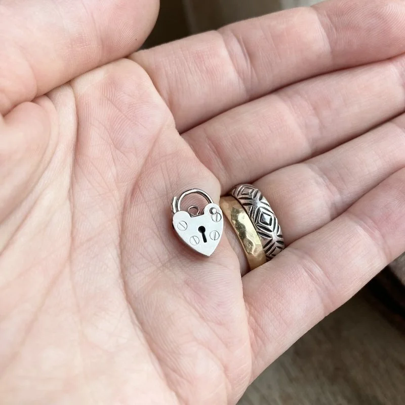 mini sterling silver love heart padlock 4.jpeg