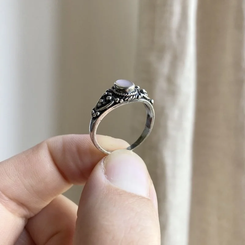 ornate sterling silver and mother of pearl ring 2.jpeg